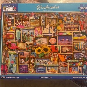 White Mountain Beachcomber Collage Puzzle